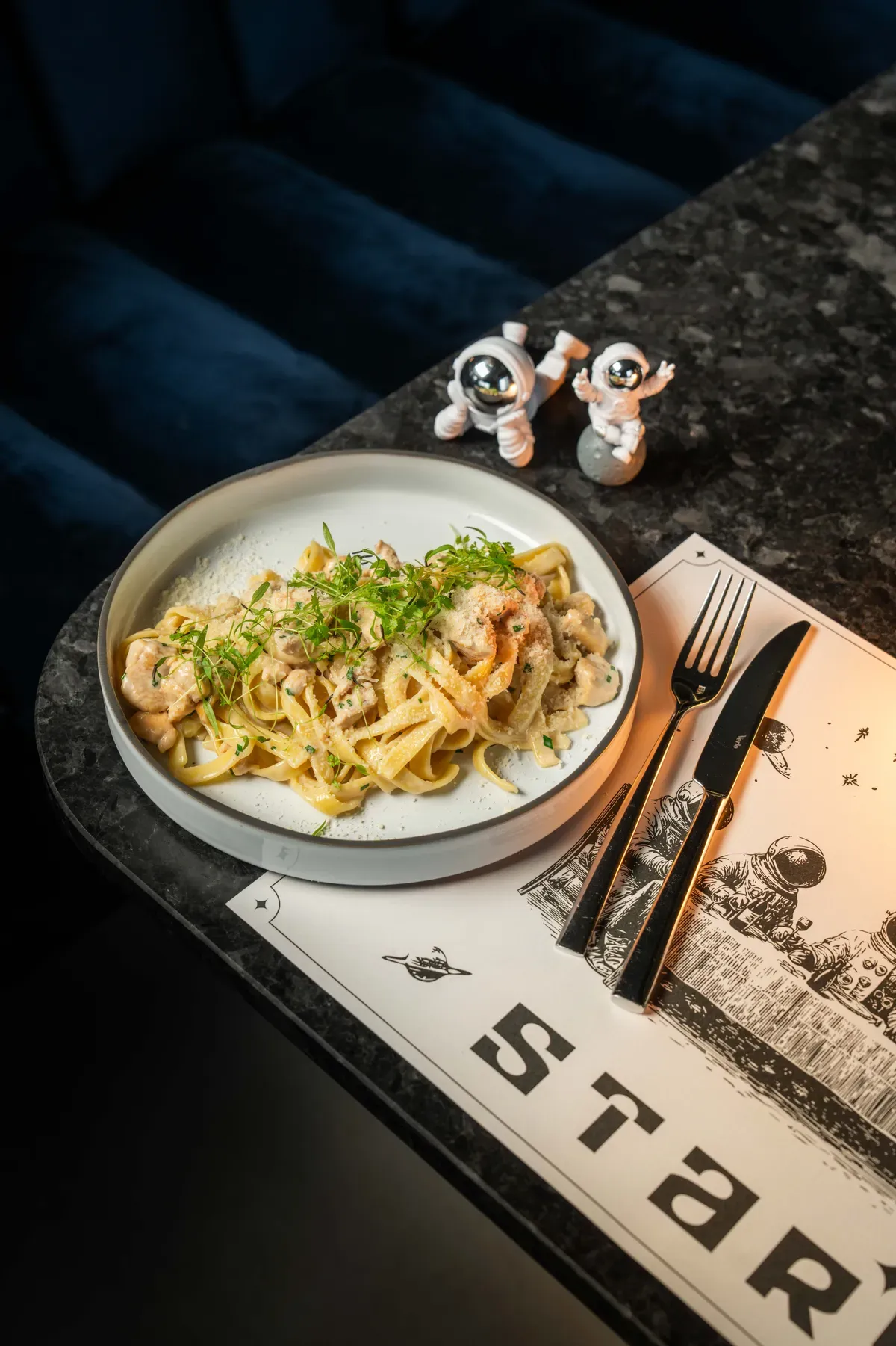 Tagliatelle al Pollo e Limone