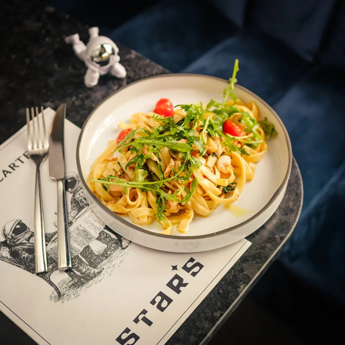 Tagliatelle Con Salmone