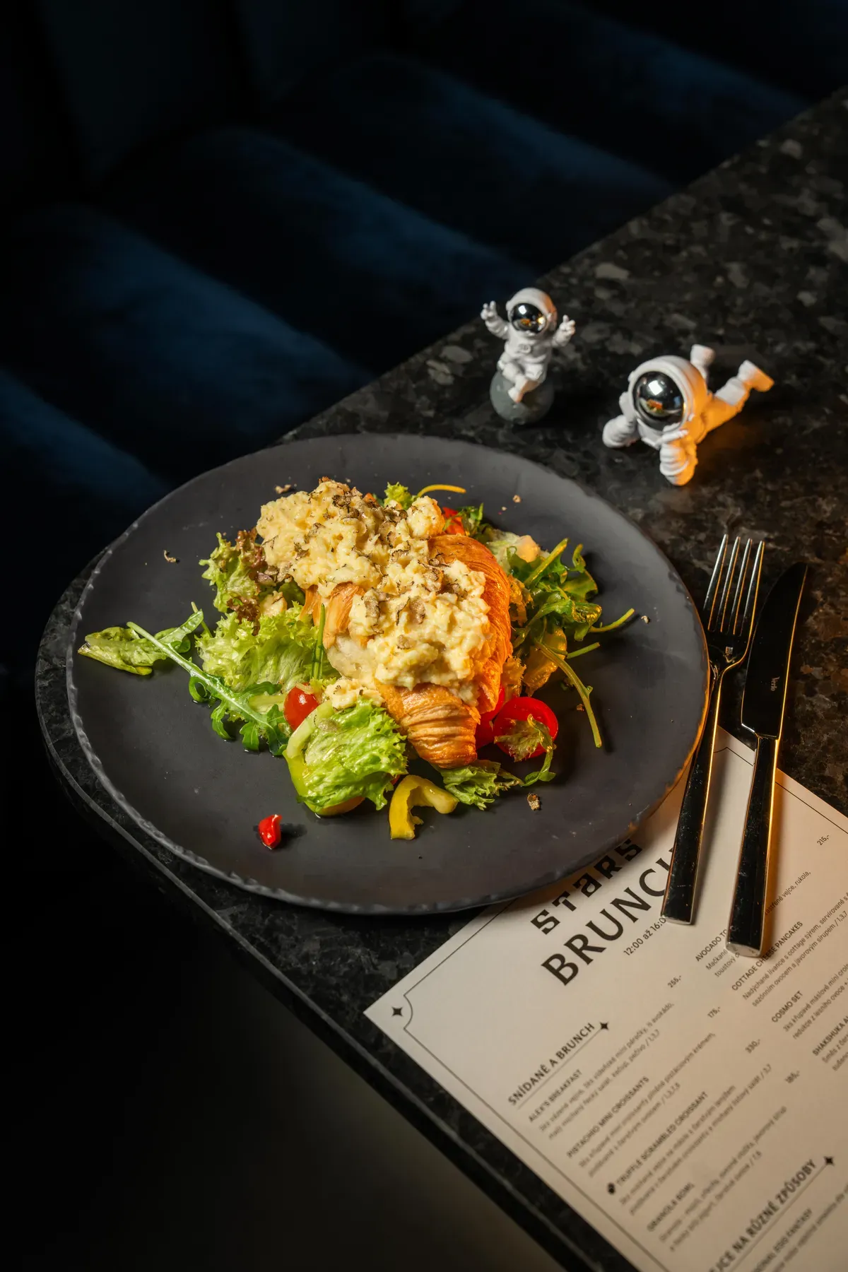 Truffle Scrambled Croissant