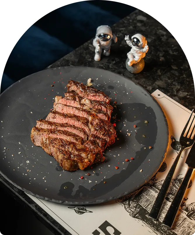 Filet Mignon served at Stars Restaurant in Smíchov, Prague